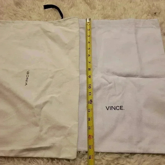 2 VINCE Cloth Dust for Bags Purse Shoes Wallet - Picture 2 of 4